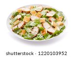 Plate Of Chicken Caesar Salad...
