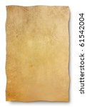Small photo of goat skin parchment - blank sheet for map and old banner - empty leather texture background for antique sign, edict, manuscript