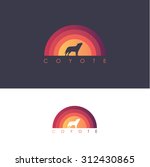 Coyote Logo Design Mark  Wolf...