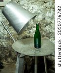 Small photo of Disgorge table. Exposition of the Novy Svet champagne factory