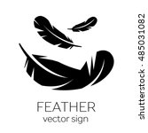 Feather  Vector  Silhouette ...