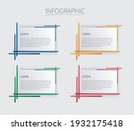 set of modern square isolated... | Shutterstock .eps vector #1932175418