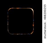 square rectangle with glow... | Shutterstock . vector #488200255