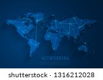 global network connection... | Shutterstock .eps vector #1316212028