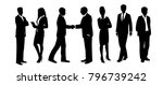 business characters. working... | Shutterstock .eps vector #796739242