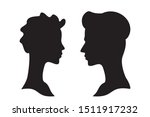 man and woman side profile head ... | Shutterstock .eps vector #1511917232