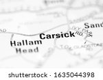 Small photo of Carsick on a geographical map of UK