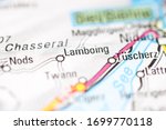 Lamboing on a geographical map of Switzerland