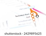 Small photo of Technikon Rant Station. Johannesburg Metro map.