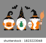 vector gnomes isolated.... | Shutterstock .eps vector #1823223068