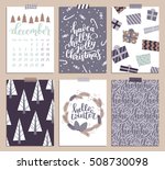 vector collection of christmas... | Shutterstock .eps vector #508730098
