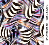 Zebra Skin Seamless Background