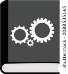 mechanism book icon on white... | Shutterstock .eps vector #2088535165