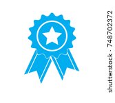 simply award medal icon on... | Shutterstock .eps vector #748702372