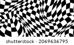 Vector Of Checkered Horizontal...