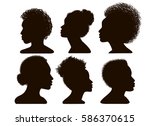 silhouettes of african american....