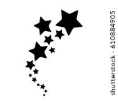 stars. star design tattoos. | Shutterstock .eps vector #610884905
