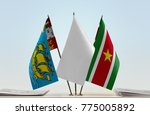 flags of saint pierre and... | Shutterstock . vector #775005892