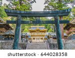 Light up of the Yomeimon gate in Nikko tosho-gu shrine