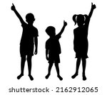 children show thumb up sign ... | Shutterstock .eps vector #2162912065
