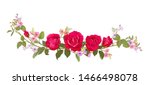 panoramic view  bouquet of... | Shutterstock .eps vector #1466498078