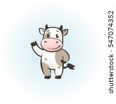 Funny Cow Cartoon Character ...