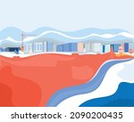 vector poster with nature and... | Shutterstock .eps vector #2090200435