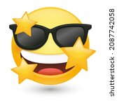 fame emoji icon illustration... | Shutterstock .eps vector #2087742058