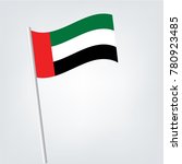 united arab emirates waving... | Shutterstock .eps vector #780923485