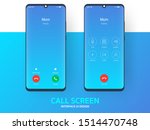 call screen smartphone... | Shutterstock .eps vector #1514470748