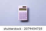 Purple Digital Calculator...