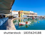 Old Venetian Harbor Of Rethimno ...