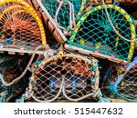 Colourful Lobster Pots Stucked...
