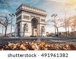 Arc De Triomphe Located In...