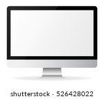 lcd monitor imac style for... | Shutterstock .eps vector #526428022