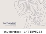 topographic map background.... | Shutterstock .eps vector #1471895285