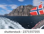 Norwegian Fjords view from the water