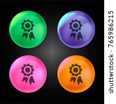 pin award crystal ball design... | Shutterstock .eps vector #765986215