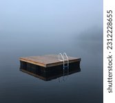 Floating dock on Canadian waters
