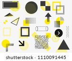 universal trend halftone... | Shutterstock .eps vector #1110091445