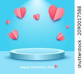 valentines day sales. promotion ... | Shutterstock .eps vector #2090017588