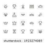 simple set of winner icons in... | Shutterstock .eps vector #1923274085