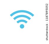 wifi signal icon vector. vector ... | Shutterstock .eps vector #1187895052
