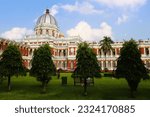 Small photo of The Rajbari or the Cooch Behar Palace is a grand monument constructed in the Italian Renaissance form of architecture. The entire monument expands gracefully over an area of 51,000 square feet.