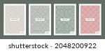 modern simple geometric wavy... | Shutterstock .eps vector #2048200922