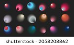circular blurred gradient... | Shutterstock .eps vector #2058208862