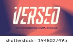 vector stylish sans serif font  ... | Shutterstock .eps vector #1948027495