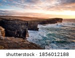 Dramatic Waves  Cliffs With...