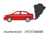 exhaust fumes from the car.... | Shutterstock .eps vector #1925768888