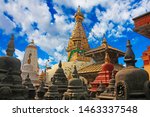 Swayambhunath Stupa Along With...